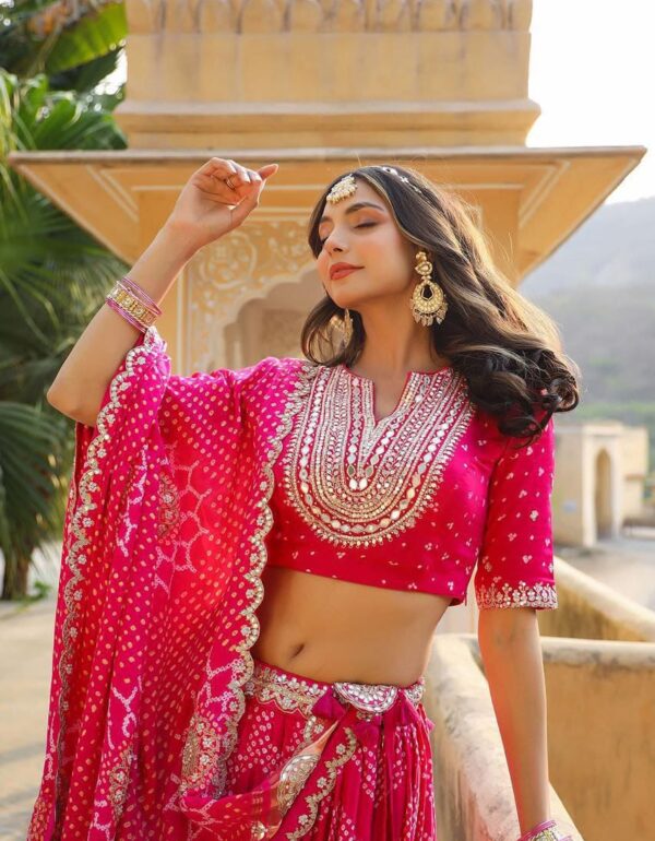 The Royal Pink Gota Patti Ensemble