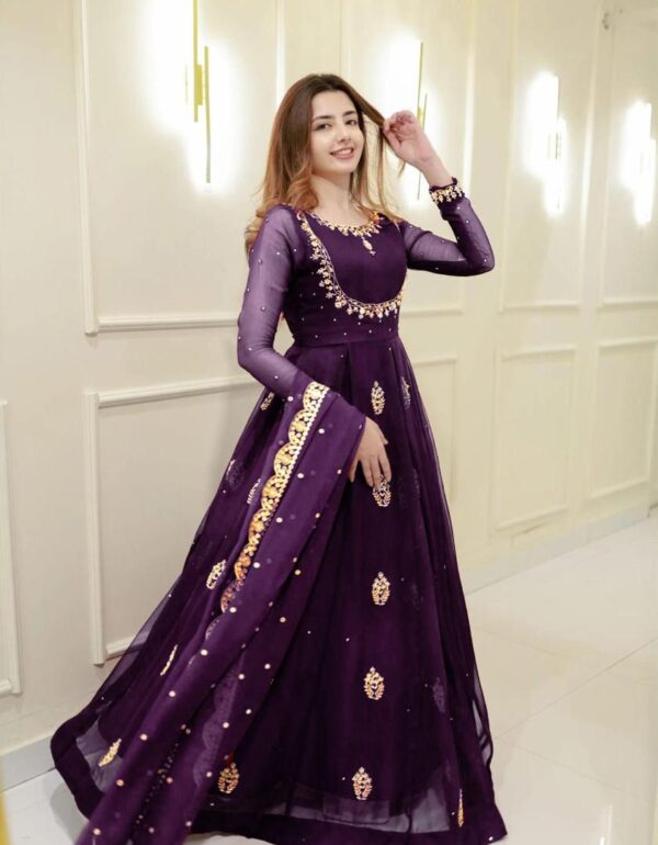 Siya Flair Gown Anarkali Suit Set
