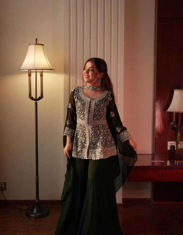 Mehr Luxe Embroidered Palazzo Set