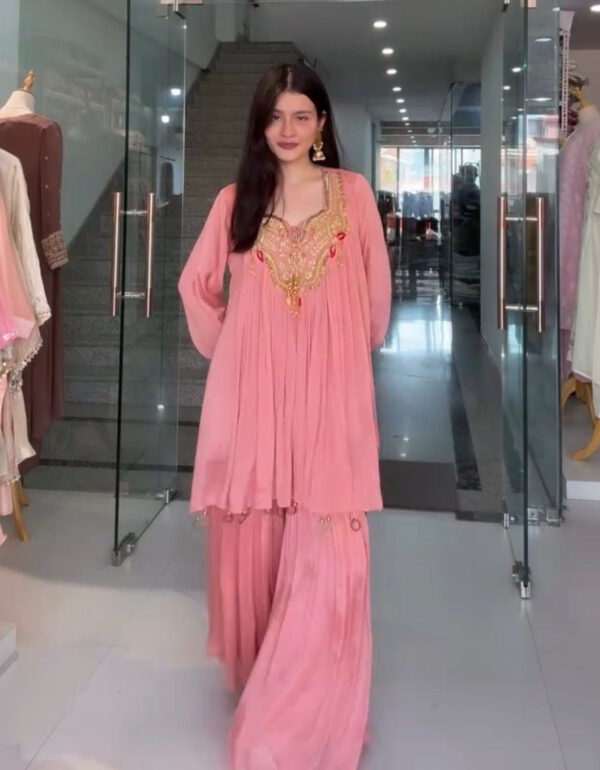 Pink Aura Flared Dress