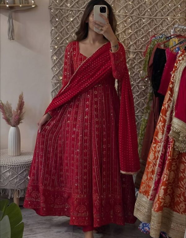 Maroon Colour Trending Suit Set