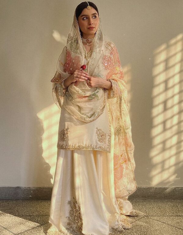 Ivory Enchantment Gharara Set